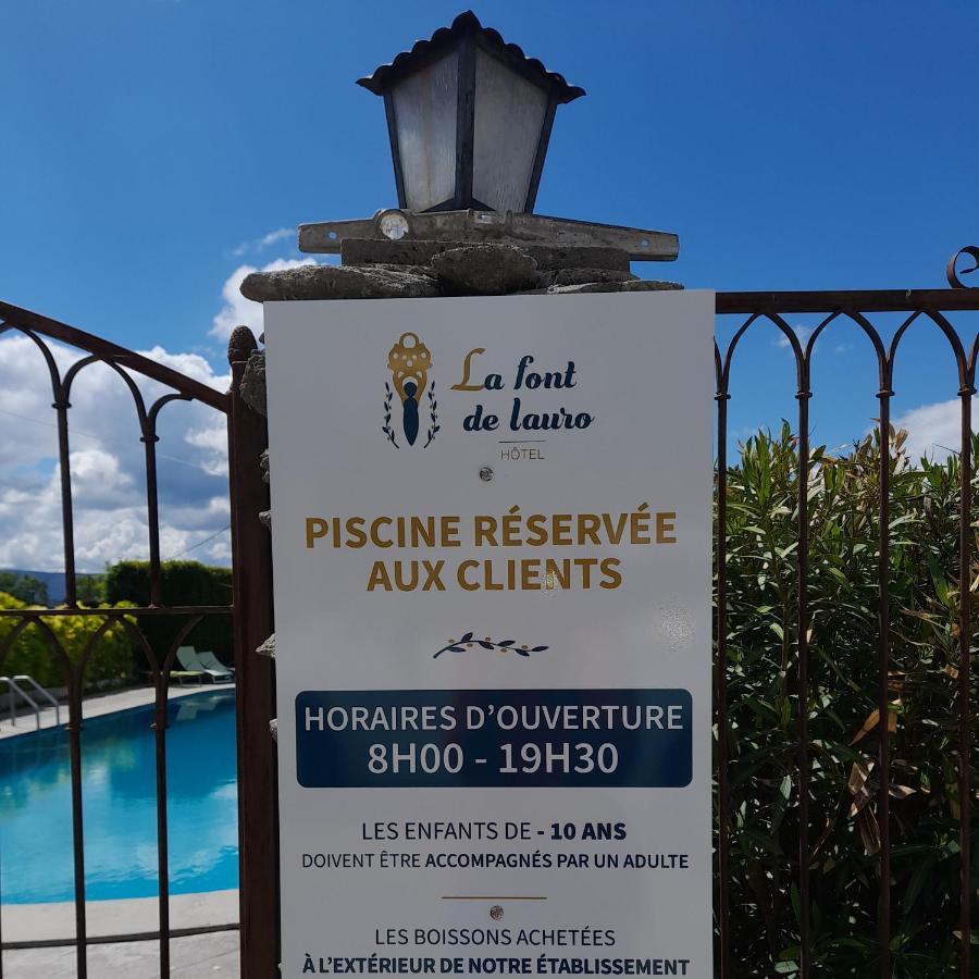 Hotel Font De Lauro Saumane-de-Vaucluse Kültér fotó